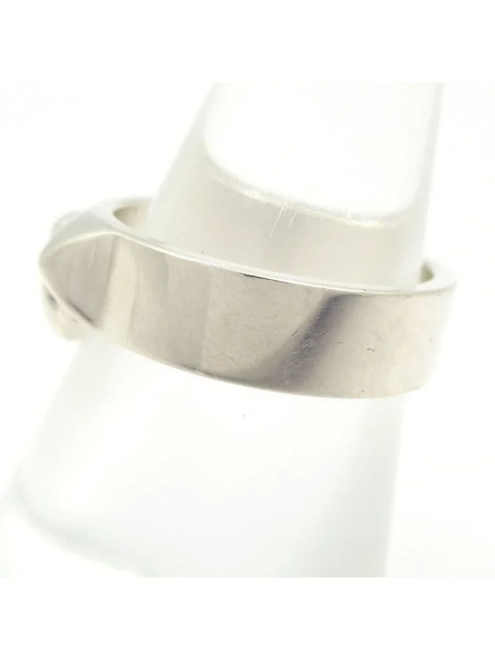 Hermes Ring 51 Collier de Champagne Silver